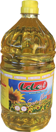 3 litre gallon of lele sunflower oil