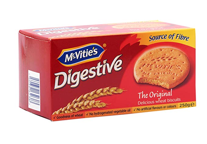 250 gram box of mcvitie's digestive  
