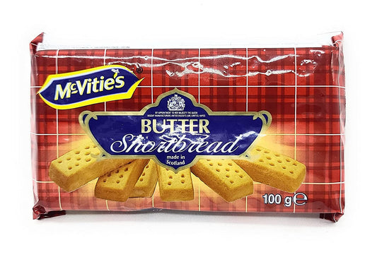 100 gram pack of mcvities shortbread