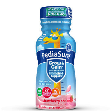 237 mililitre bottle of pediasure grow and gain with immune support