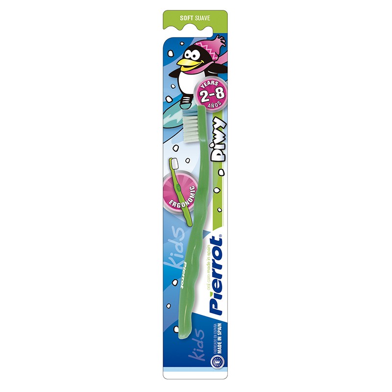 Pierrot Toothbrush, Piwy Soft 2-8 Yrs