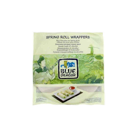 134 gram pack of blue dragon spring roll wrappers