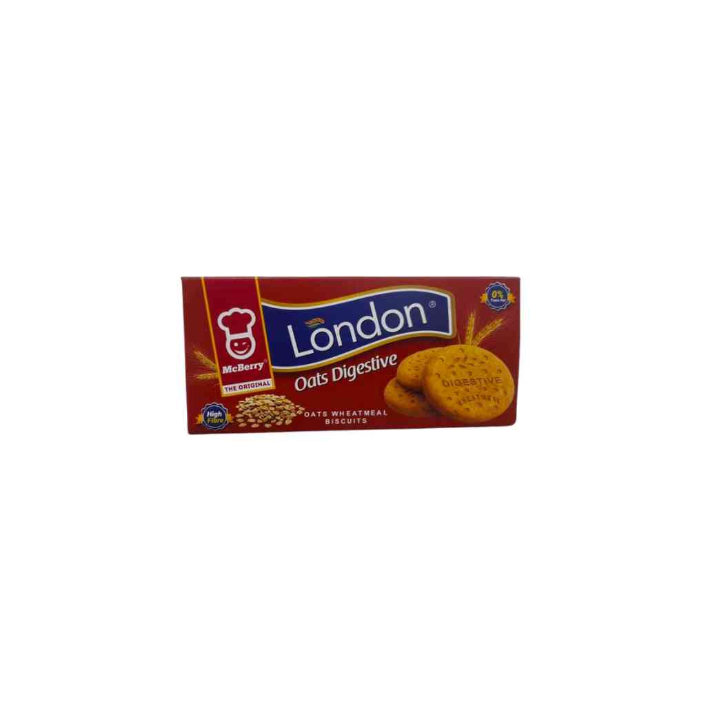 Mcberry London Oats Digestive Biscuits 80g