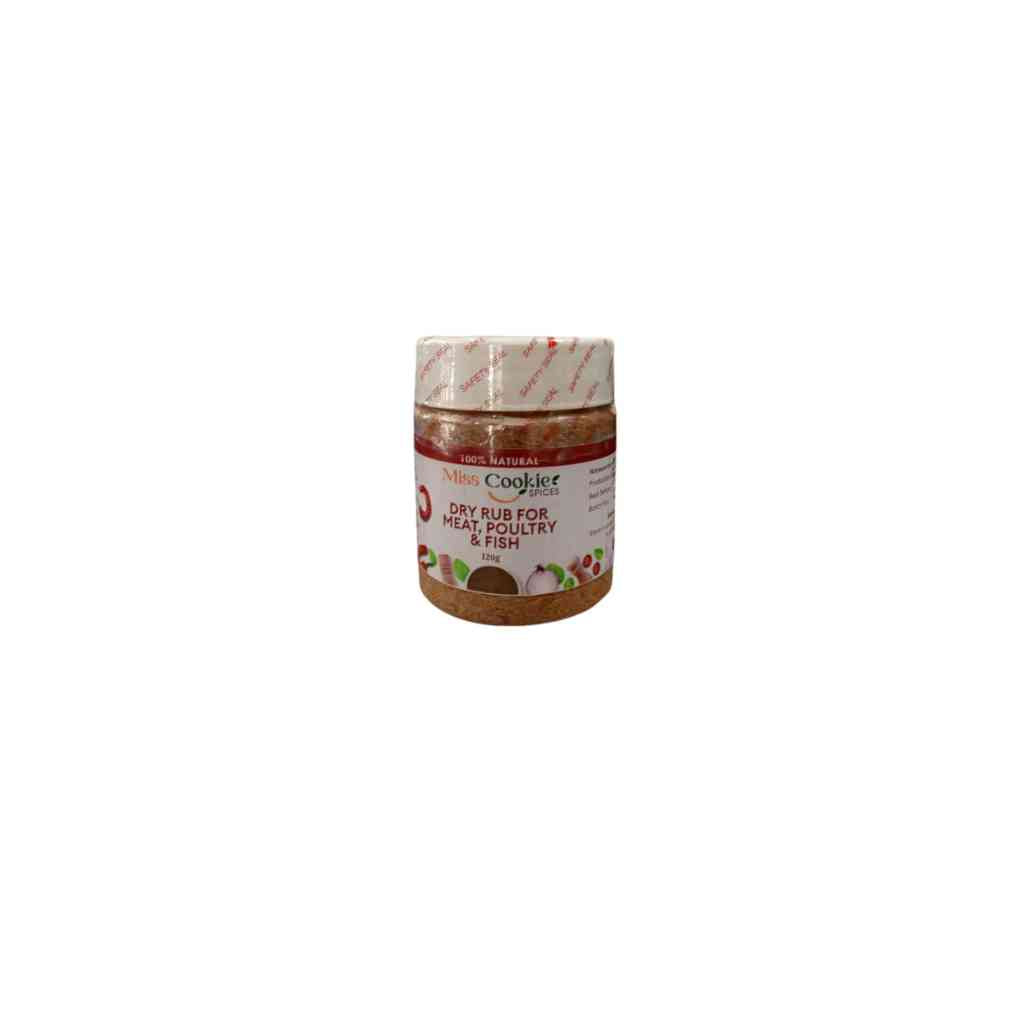 Miss Cookie Dry Rub for Meat, Poultry and Fish 120g