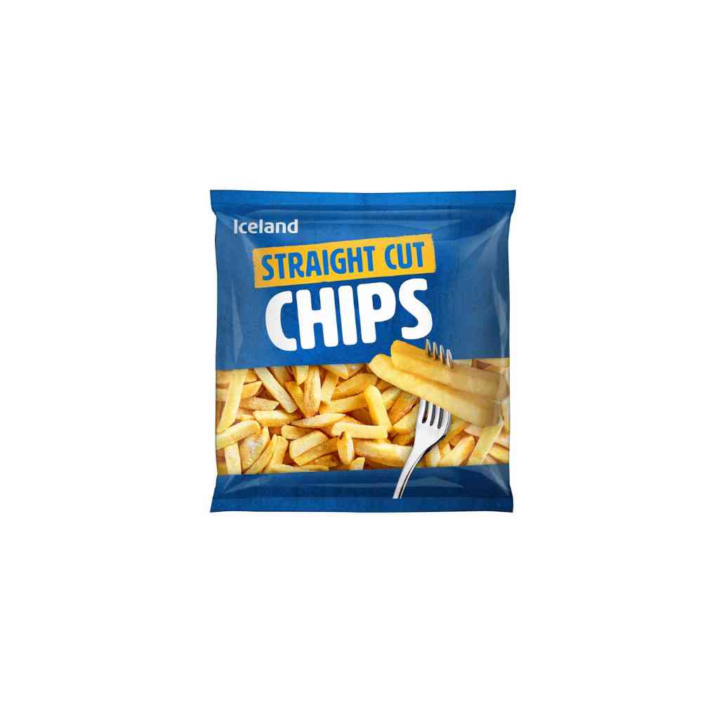 Iceland Straight Cut Chips (Potato Fries) 900g