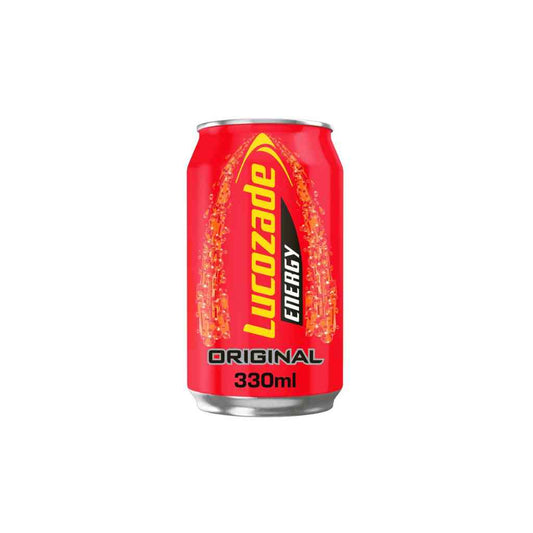 330 millilitre can of lucozade energy original