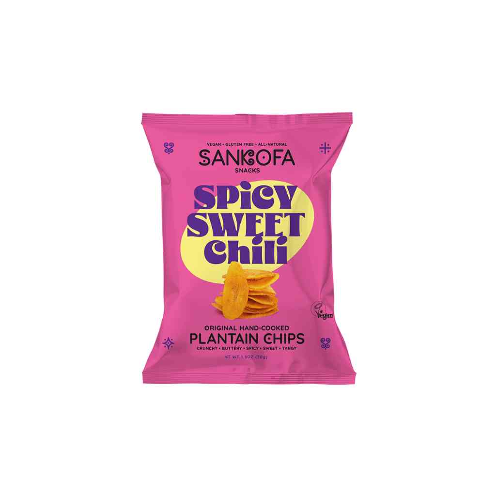 Sankofa Spicy Sweet Chili Plantain Chips 50g