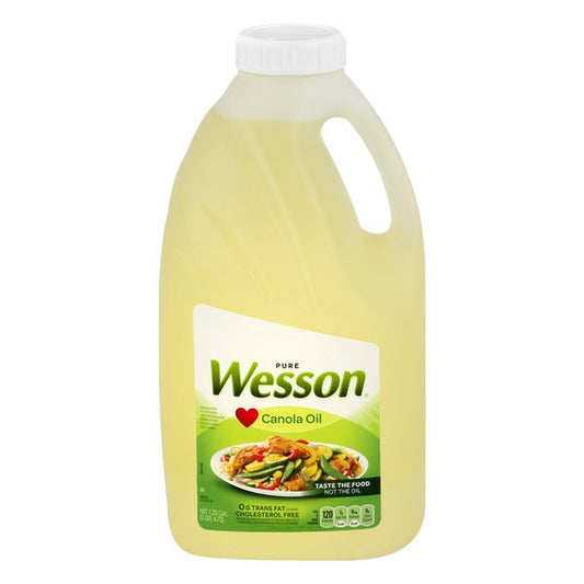 4.73 litre gallon of pure wesson canola oil