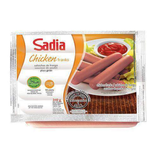 340 gram pack of sadia chicken sausages