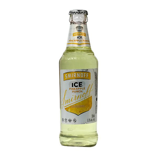 300 millilitre bottle of smirnoff ice pineapple punch