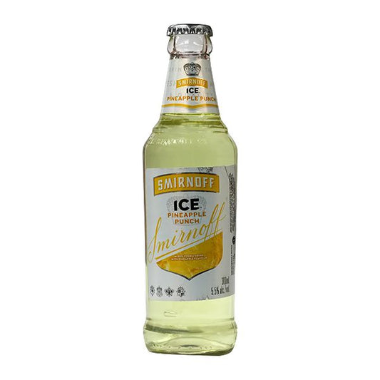 300 millilitre bottle of smirnoff ice pineapple punch