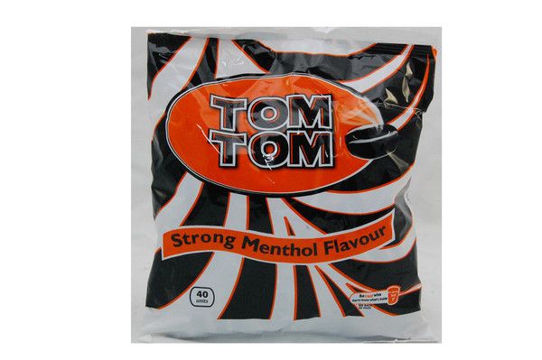 152 gram bag of tom tom strong menthol flavoured candy