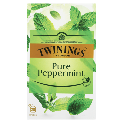 40 gram box of twinings pure peppermint 