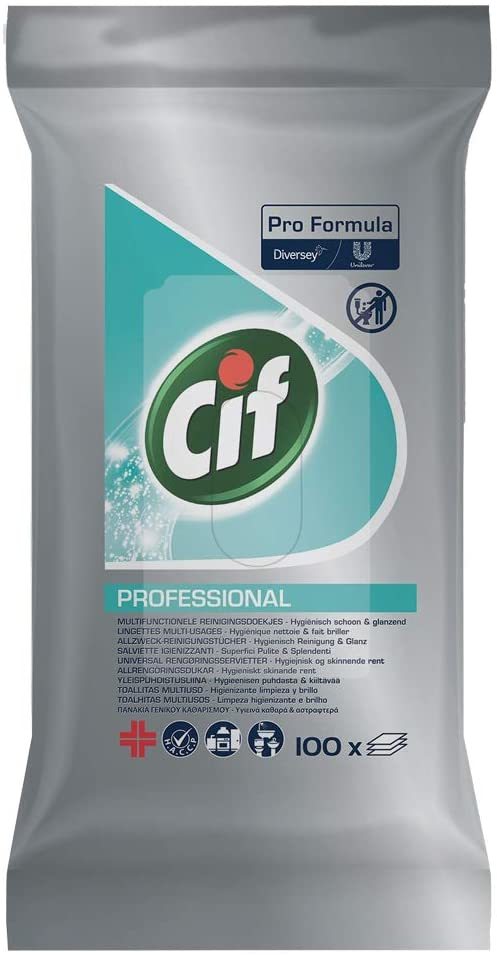 300 gram pack of cif pro-formula professional wipes