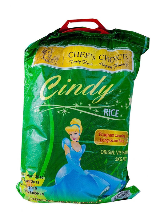 1 kilogram bag of cindy vietnam long grain jasmine rice