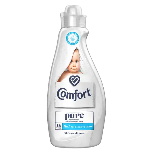 1.16 litre bottle of comfort fabric conditioner pure