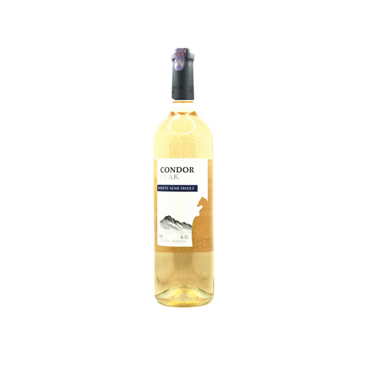 750 millilitre bottle of condor peak white semi sweet