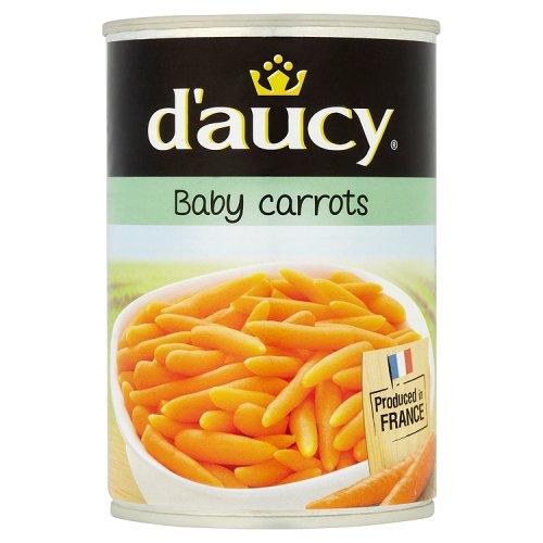 400 gram can of d'aucy baby carrots