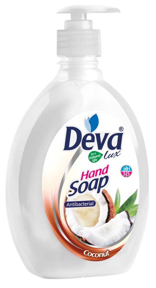 350 millilitre bottle of deva hand soap coconut