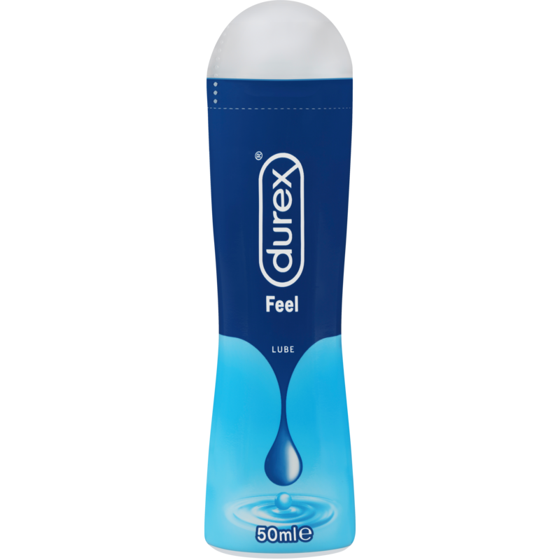 A bottle of durex feel pleasure gel