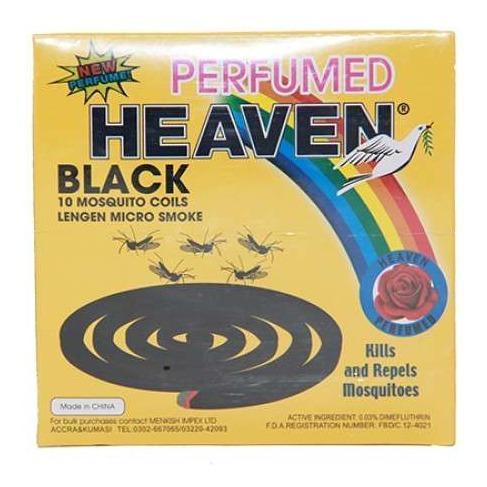 Pack of heaven perfumed black mosquito coil