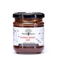 200 gram jar of hendy farms mango bissap jam