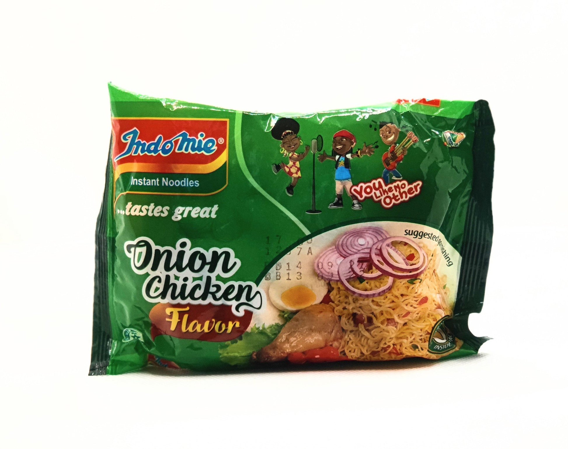A small pack of indome instant noodles
