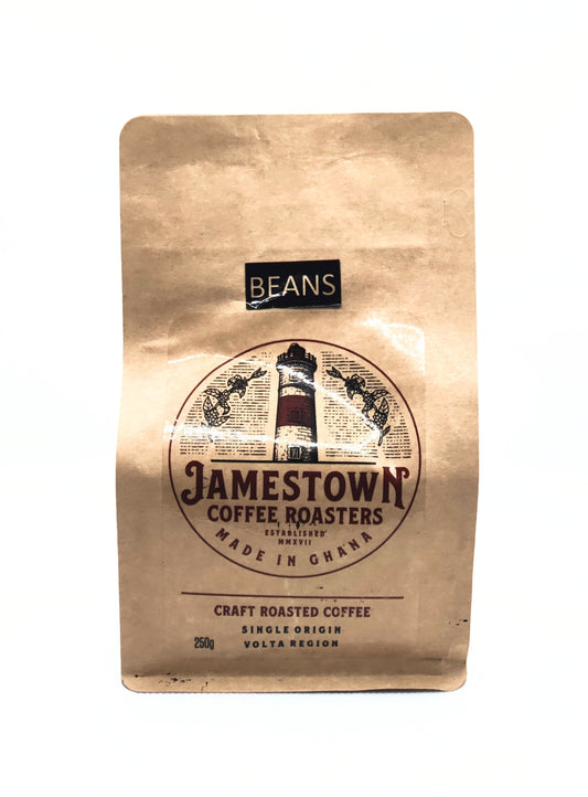 250 gram bag of jamestown coffee beans