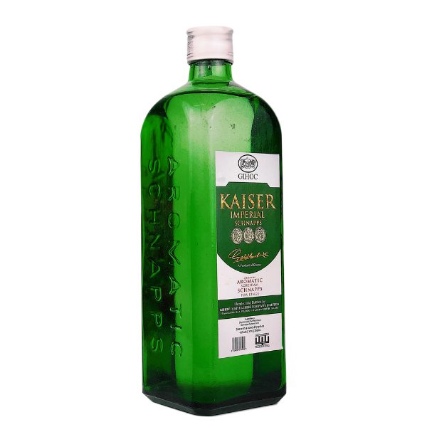 750 millilitre bottle of kaiser schnapps