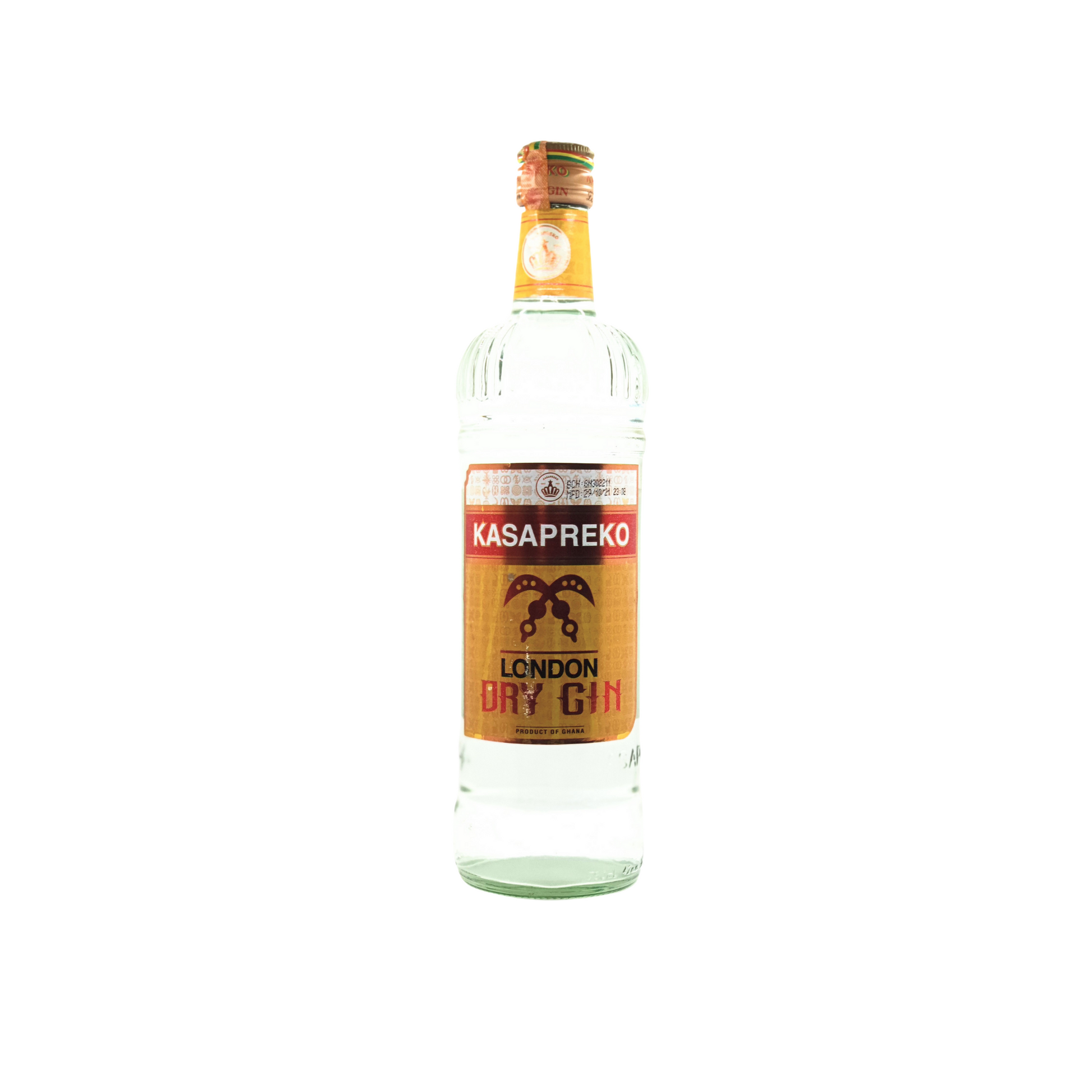 750 millilitre bottle of kasapreko london dry gin