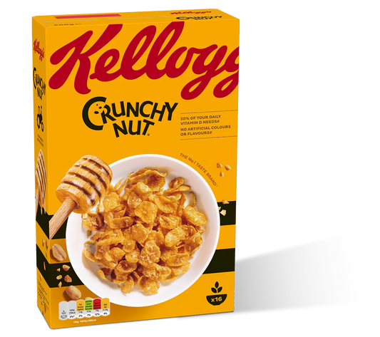 500 gram box of kellogg's crunchy nut