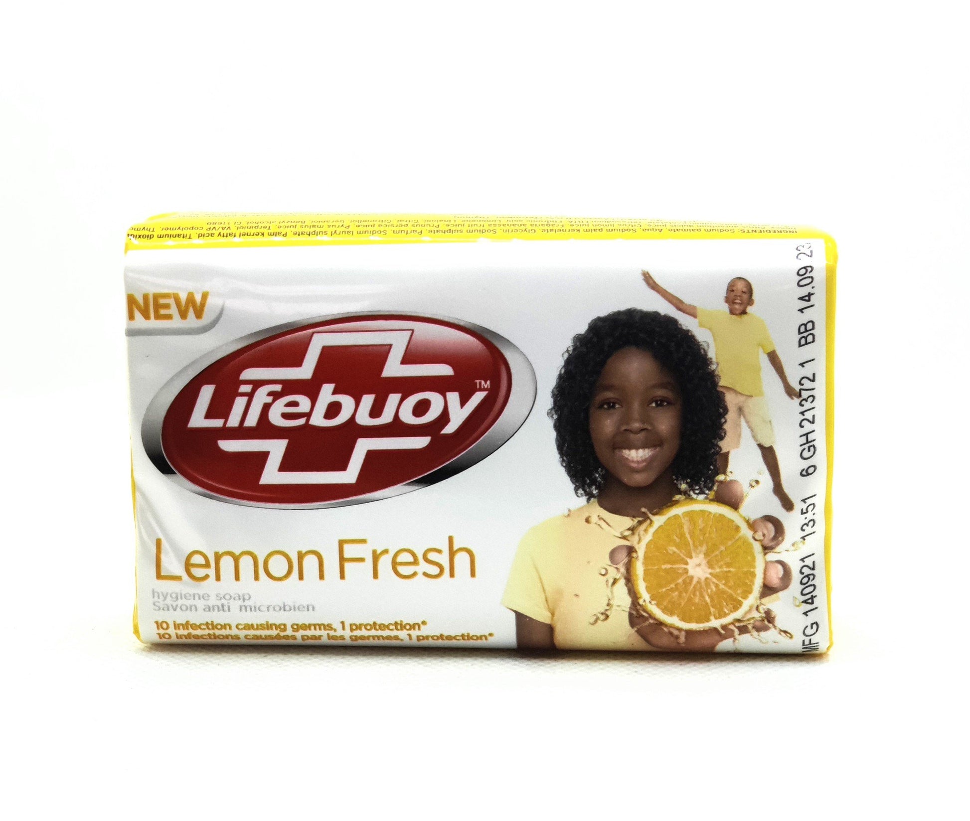 175 gram bar of lifebuoy lemon fresh soap
