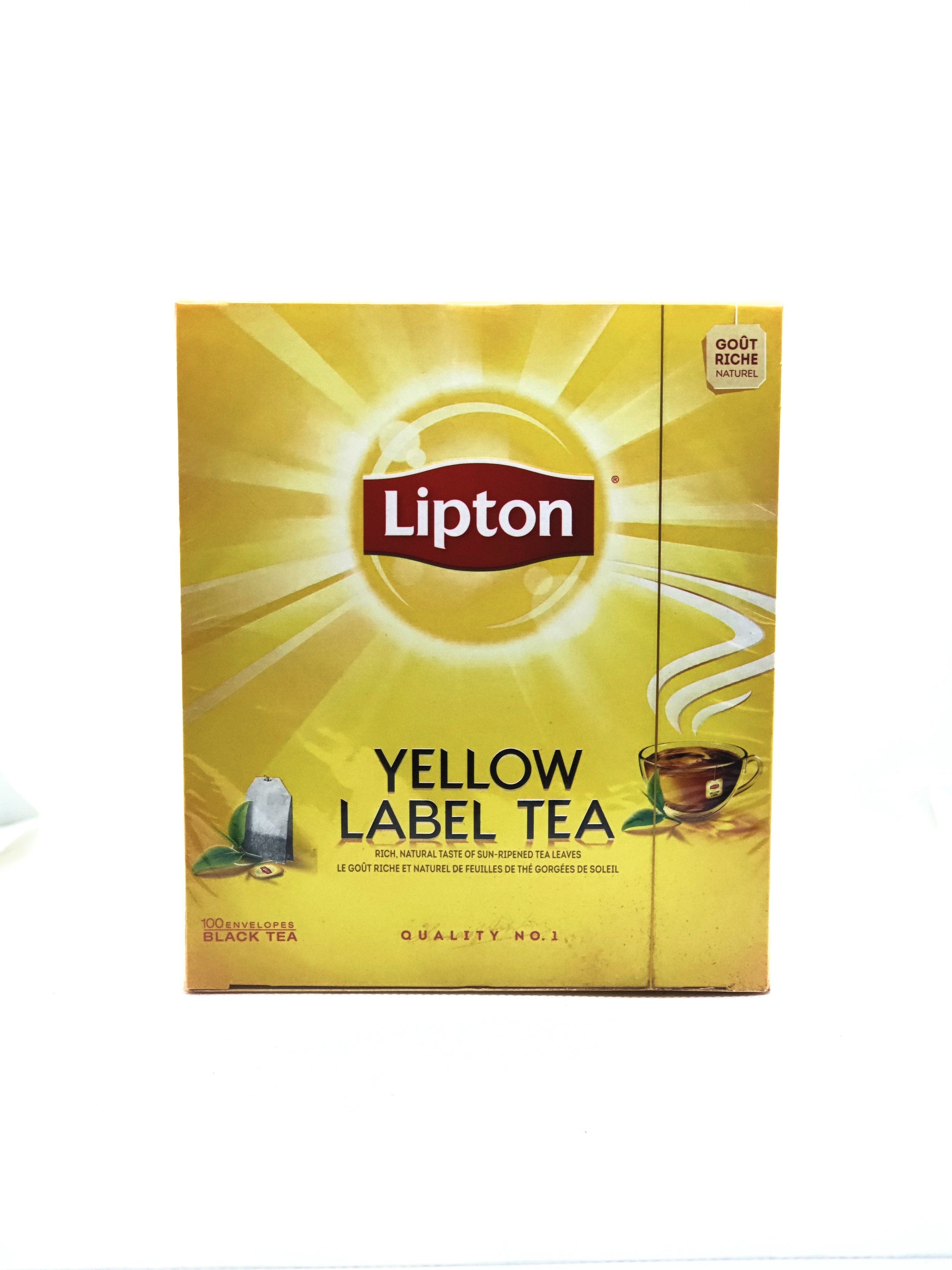 200 gram box of lipton yellow label tea