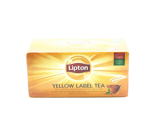 50 gram box of lipton yellow label tea