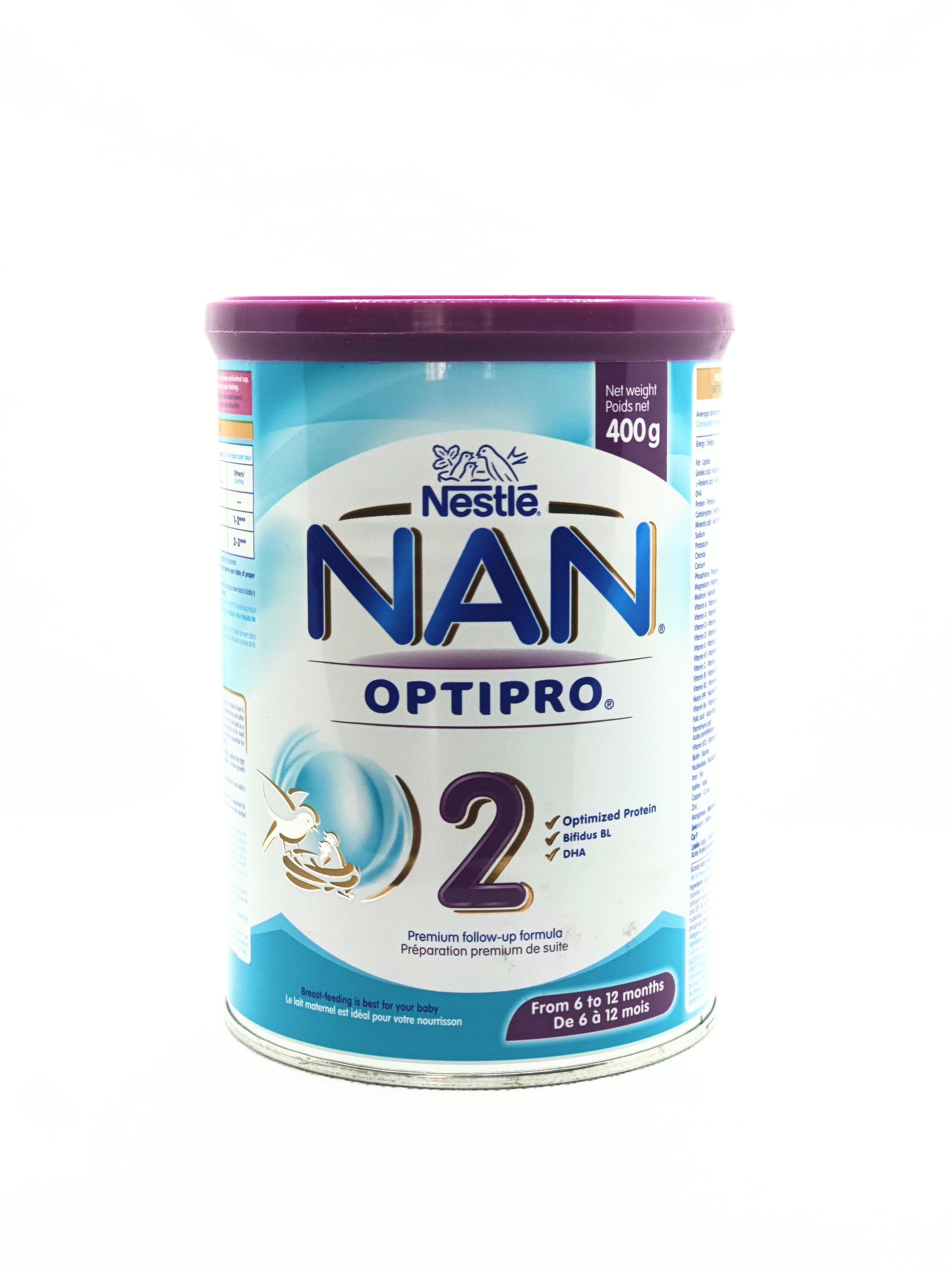 400 gram can of nestle nan 2 follow up formula