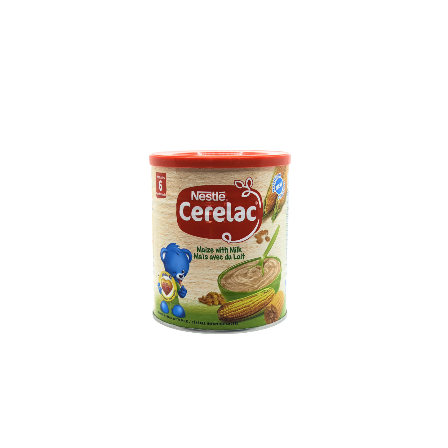400 gram container of mestle cerelac maize with milk