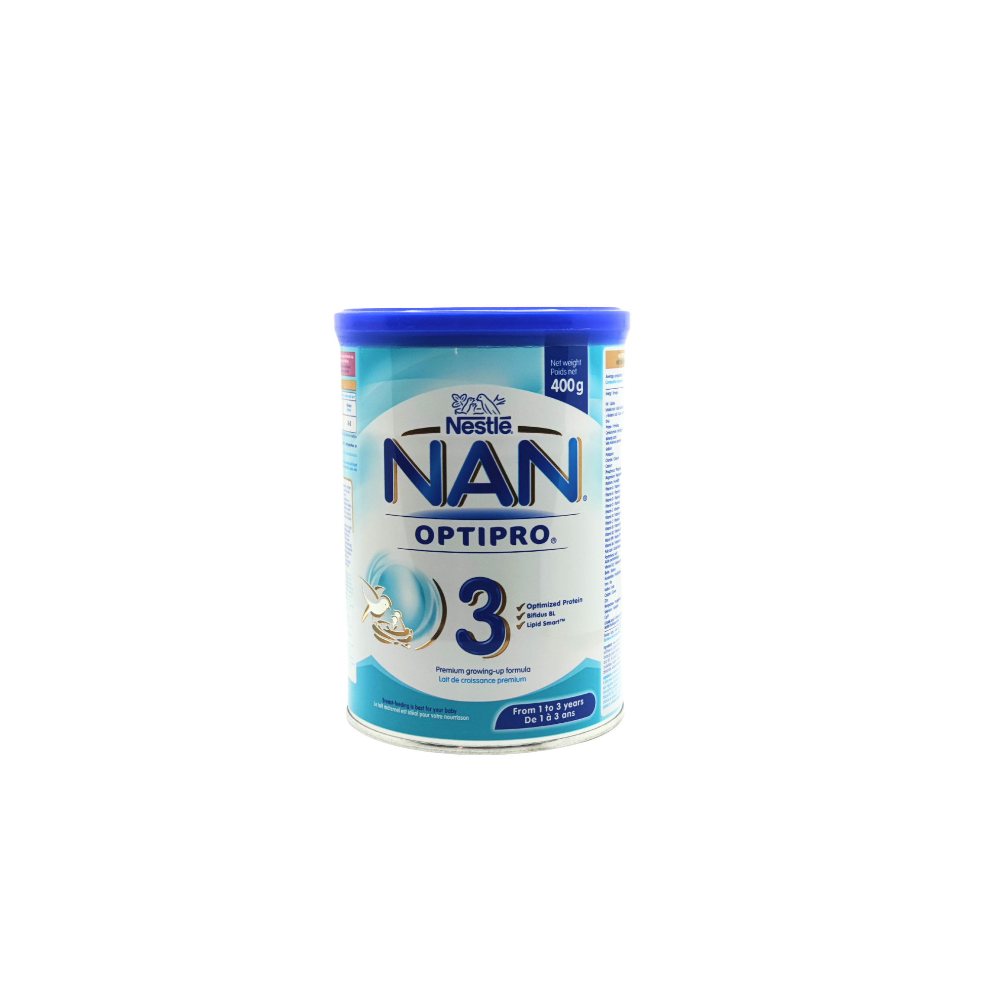 400 gram container of nestle nan 3 growing-up formula