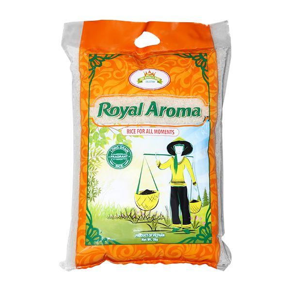 5 kilogram bag of royal aroma vietnam long grain fragrant rice
