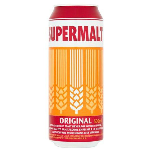 500 millilitre can of super malt original