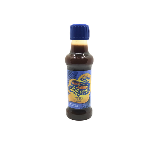150 millilitre bottle of blue dragon oyster & spring onion sauce