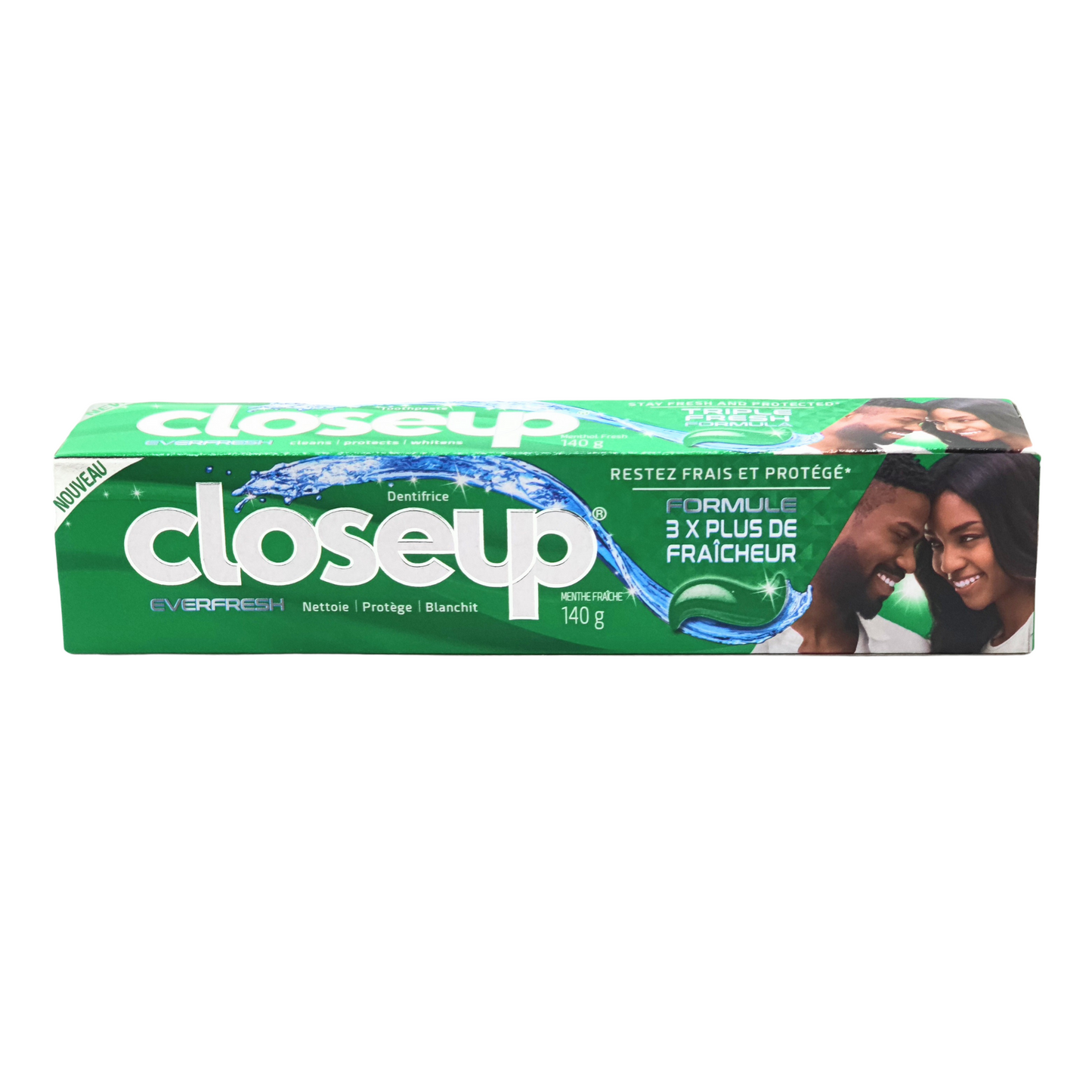 140 gram box of closeup toothpaste triple fresh green
