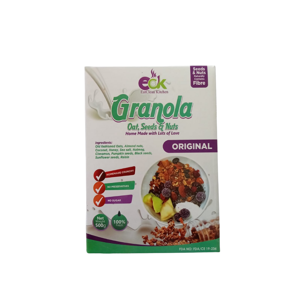 500 gram box of eatclean kitchen granola