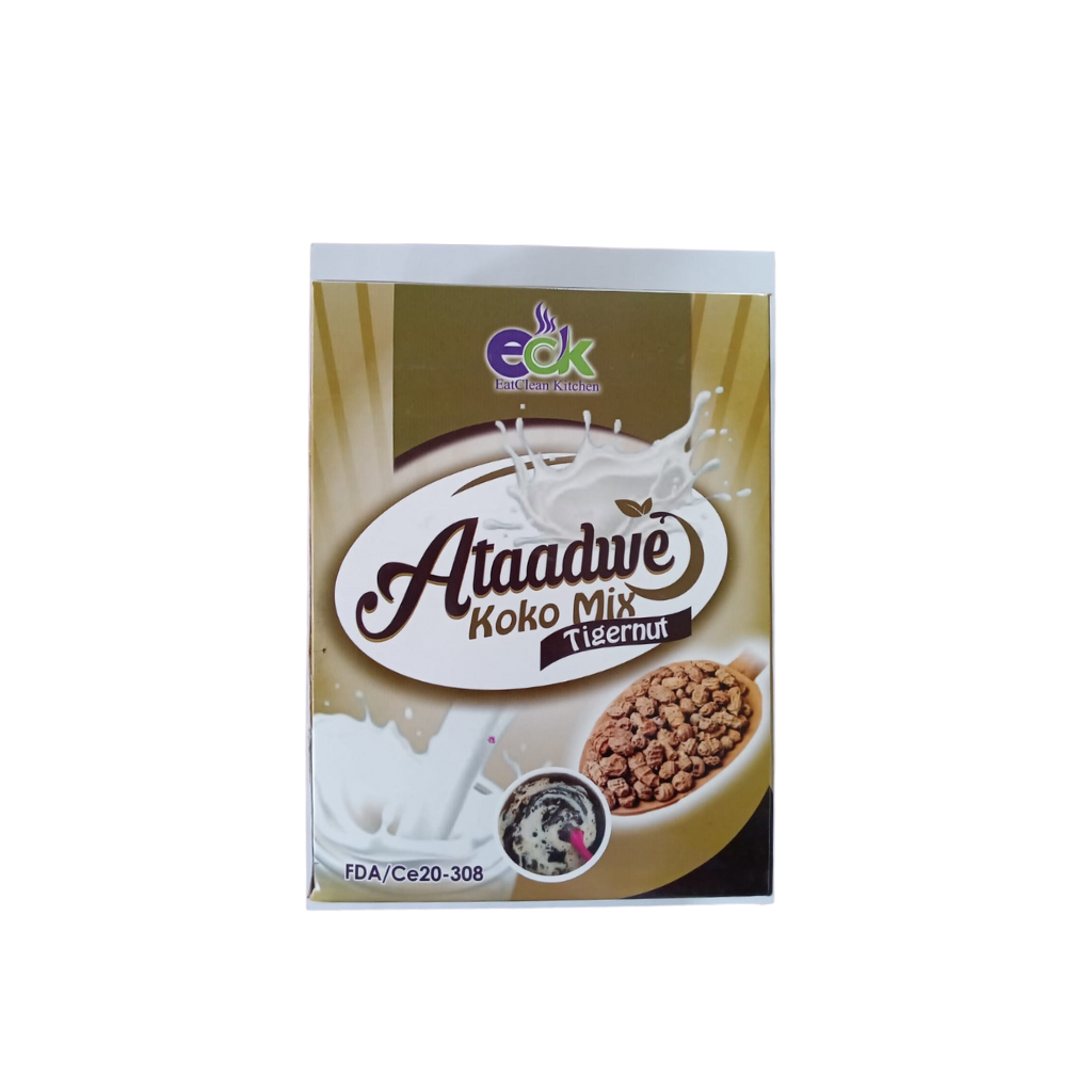 1 kilogram box of eatclean kitchen tigernut (ataadwe) koko mix
