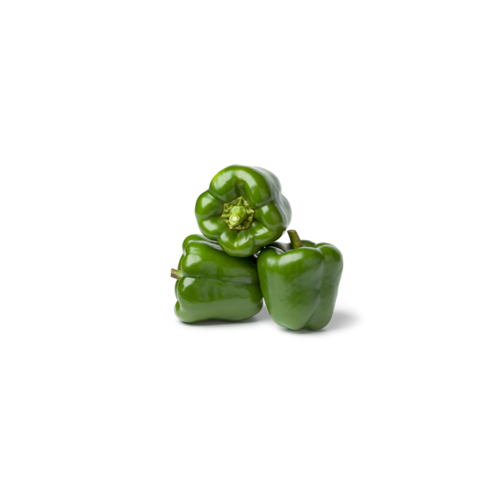 250 gram pack of green bell pepper