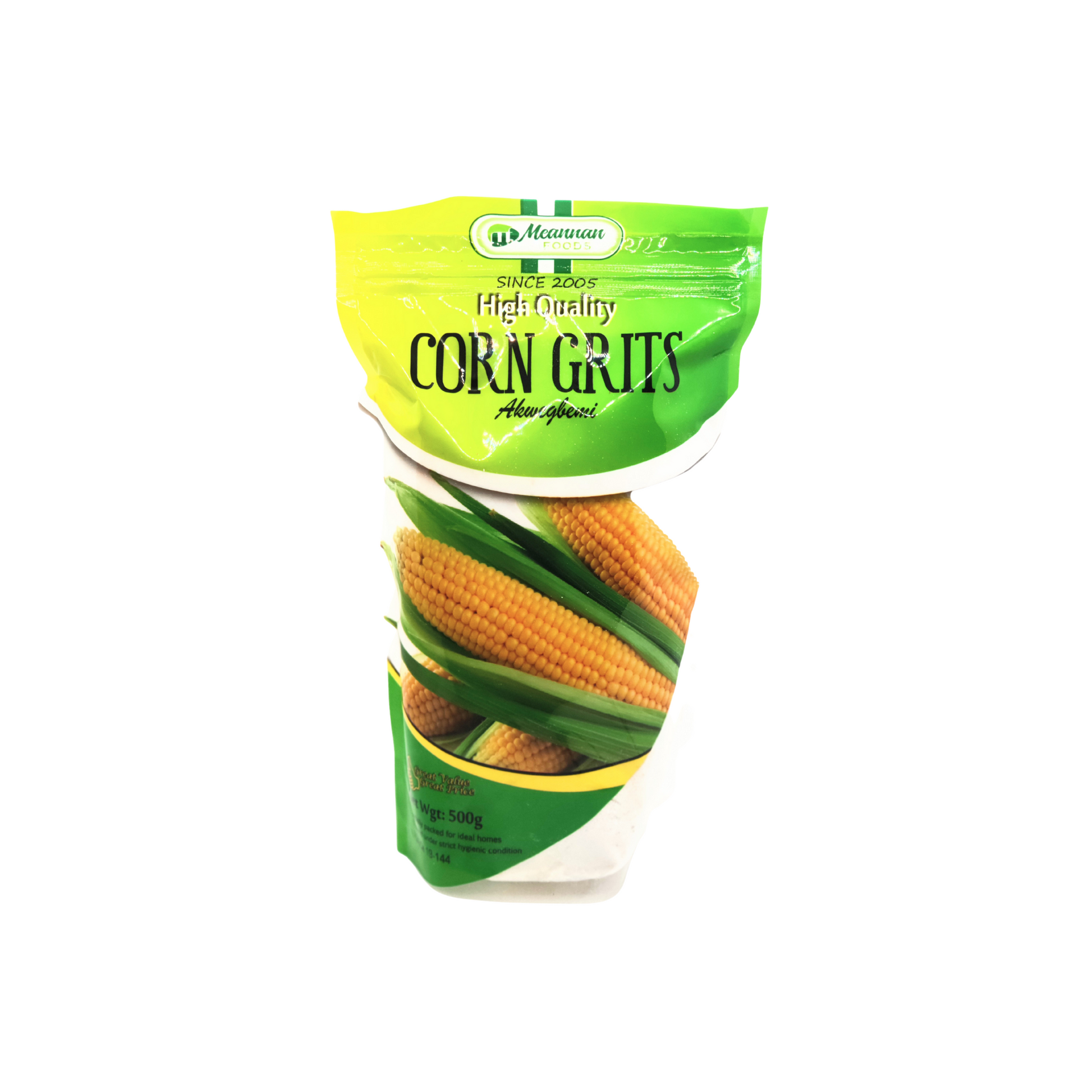 500 gram bag of meannan corn grits