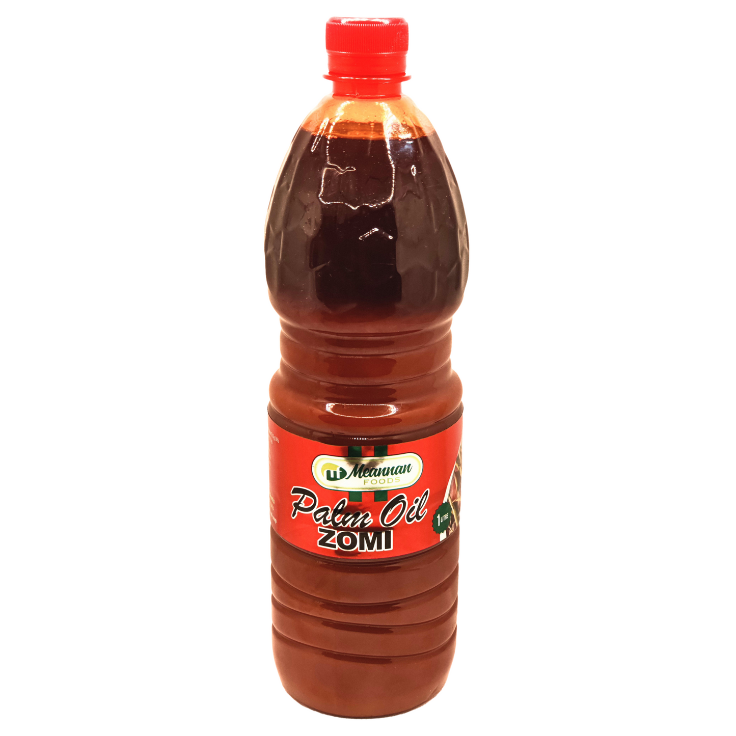 1 litre bottle of meannan palm oil zomi