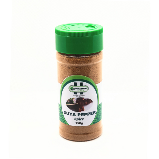 150 gram container of meannan suya pepper spice