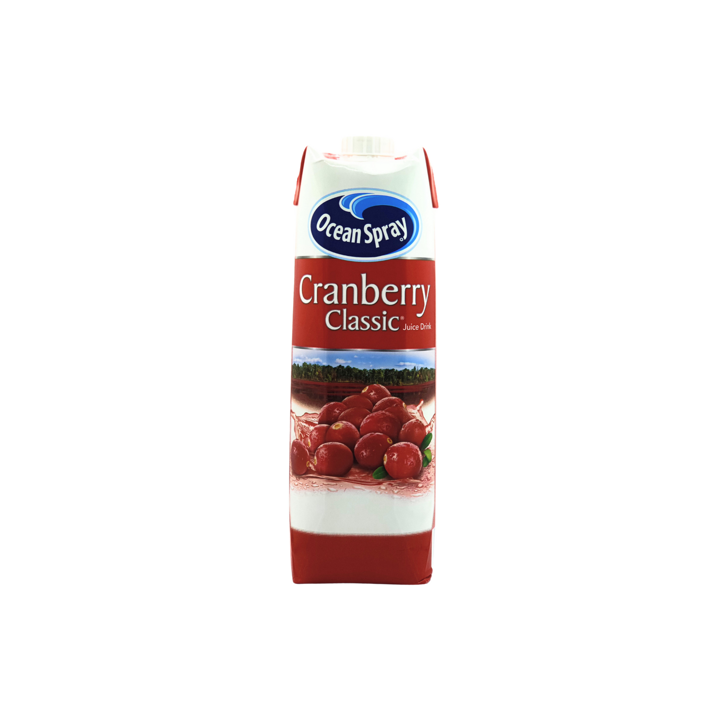 1 litre tetra pack of ocean spray cranberry classic 