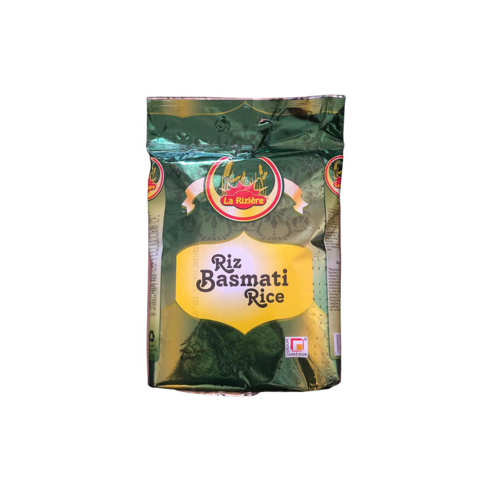 4.5 kilogram bag of riz basmati rice